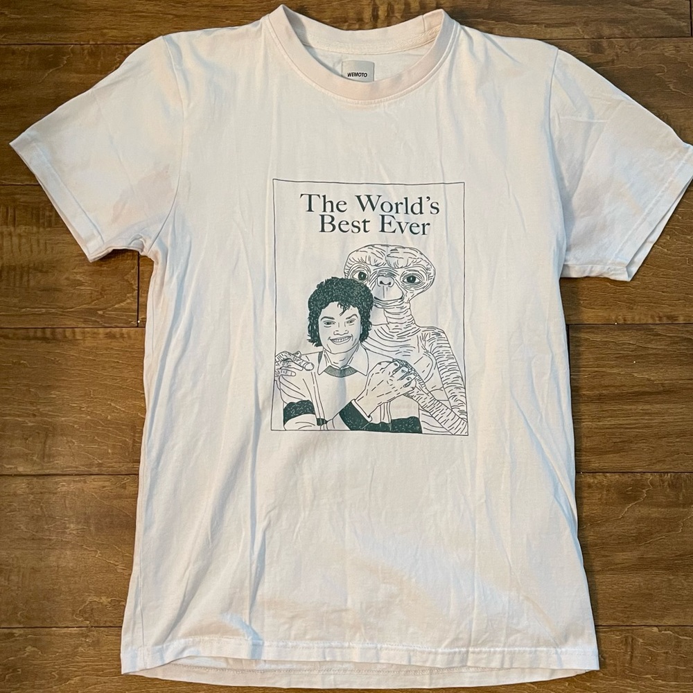 Mens Funny Michael Jackson + ET Graphic Tee